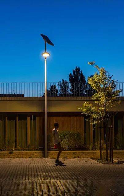 Solar lighting is one of our sustainable solutions to help customers reduce their carbon footprint