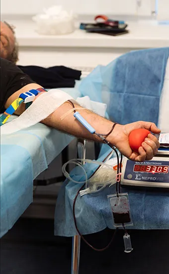 Schréder employees regularly donate blood