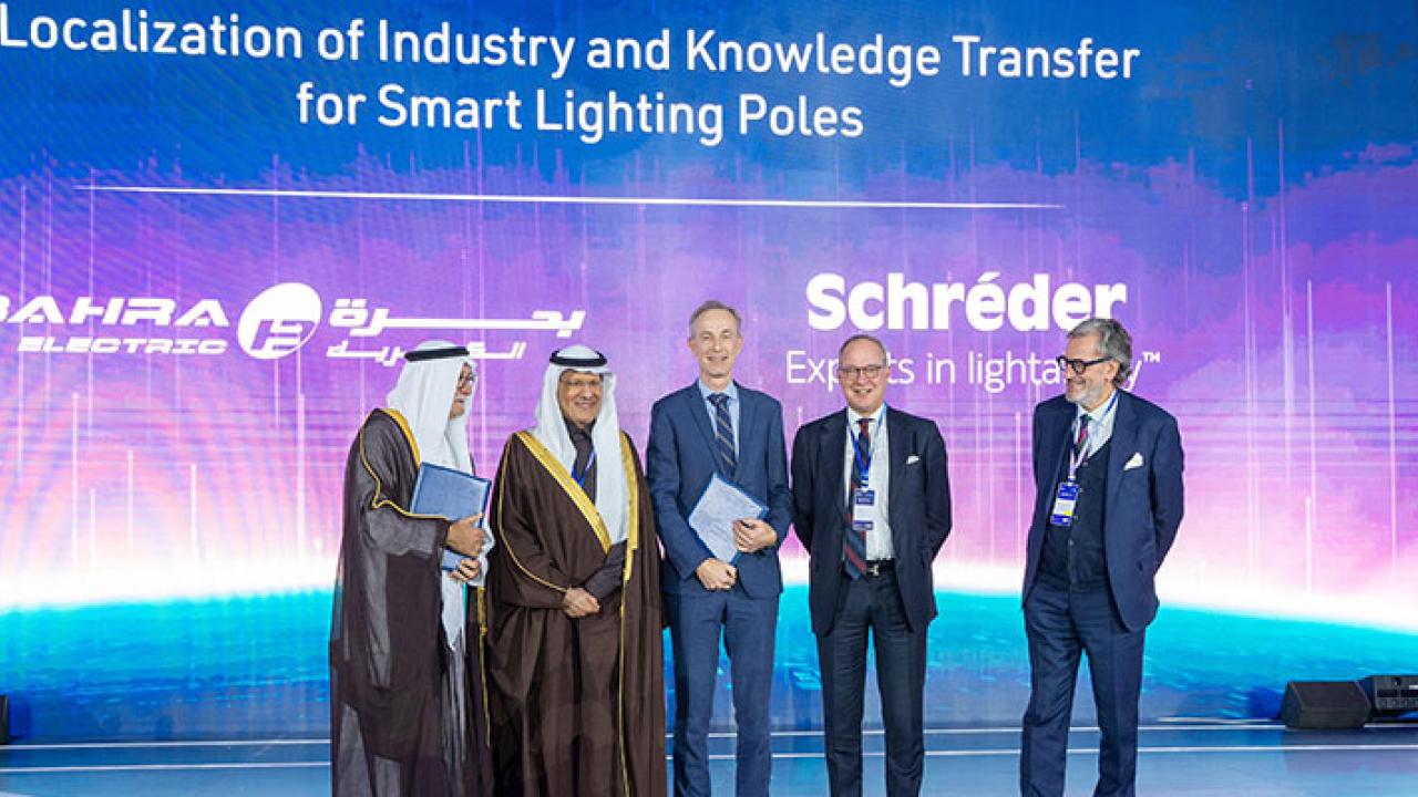 Schréder and Bahra Group announce the creation of a joint venture for Saudi Arabia
