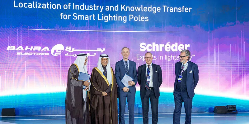 Schréder and Bahra Group announce the creation of a joint venture for Saudi Arabia