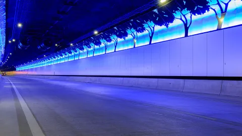 Smart tunnel lighting solution saves energy and maintenance costs for NorthConnex Tunnel while delivering a safe tunnel environment