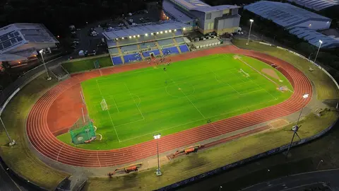 Smart sports lighting solution has improved lighting at John Charles Stadium to enable competition level games